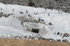 Underground vented food storage.
